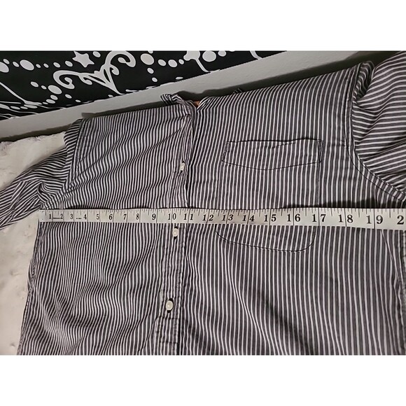 Denim & Supply Ralph Lauren Boyfriend Button Up Shirt Women M Casual Cotton - Picture 7 of 9